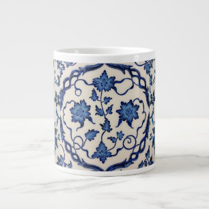 Dark Blue Batik Beauty Specialty Mug