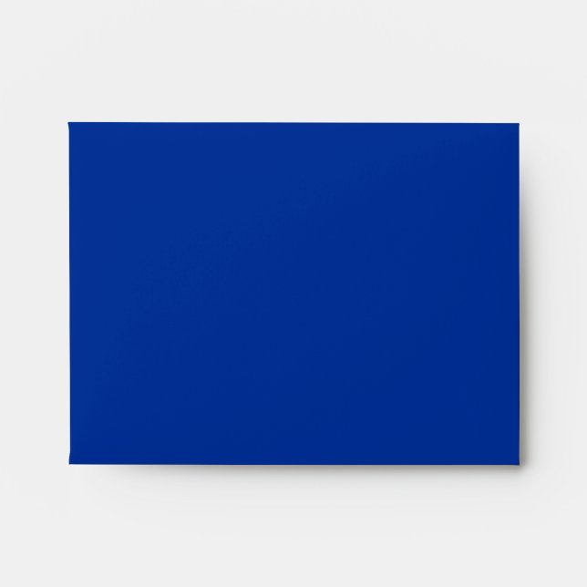 Dark Blue Blank Note Card A-2 Envelope Template (Front)