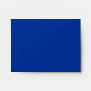 Dark Blue Blank Note Card A-2 Envelope Template