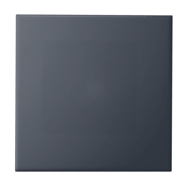 Dark Blue Charcoal Square Kitchen and Bathroom Tile (Front)