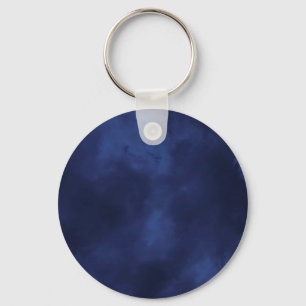 Dark blue clouds keychain