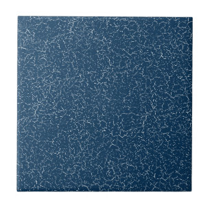 Dark Blue Crackle Glaze Solid Color Tile