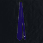 Dark Blue Custom Letter P Gravitas Font Business  Tie<br><div class="desc">This dark blue neck tie, with matching front and back, is elegantly enhanced by a pale purple "P" monogram in the distinguished Gravitas font. The deep blue offers timeless sophistication, while the soft-toned monogram adds a subtle yet personalized statement. Perfect for formal occasions or meaningful gifts, it blends tradition with...</div>