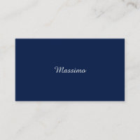 Dark Blue Elegant Casual Own Name Handwriting