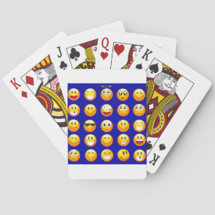 dark blue emojis playing cards