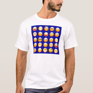 dark blue emojis T-Shirt