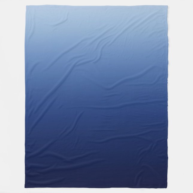 Dark Blue Fleece Blanket (Front)