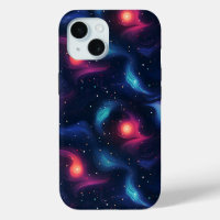 Dark Blue Galaxy Pattern