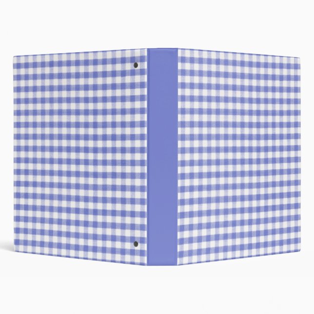 Dark blue gingham pattern binder (Background)