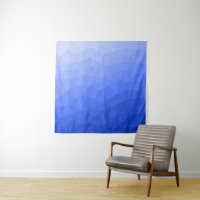 Dark Blue gradient geometric mesh pattern