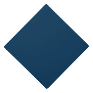 Dark Blue Graduation Cap Topper