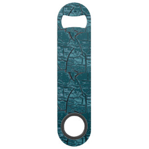 Dark blue Green Dragon Skin Speed Bottle Opener