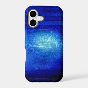 Dark blue grunge wall background graphic design