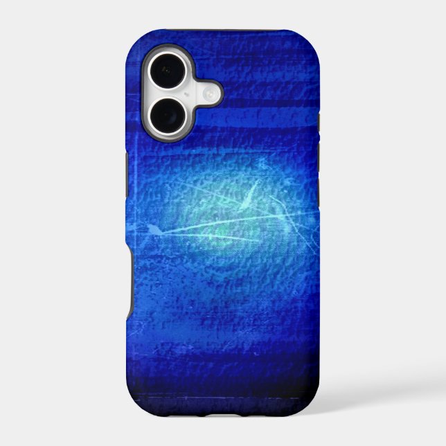 Dark blue grunge wall background graphic design (Back)