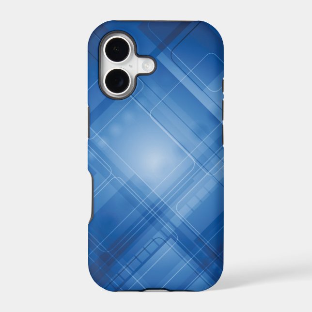 Dark blue hi-tech background (Back)