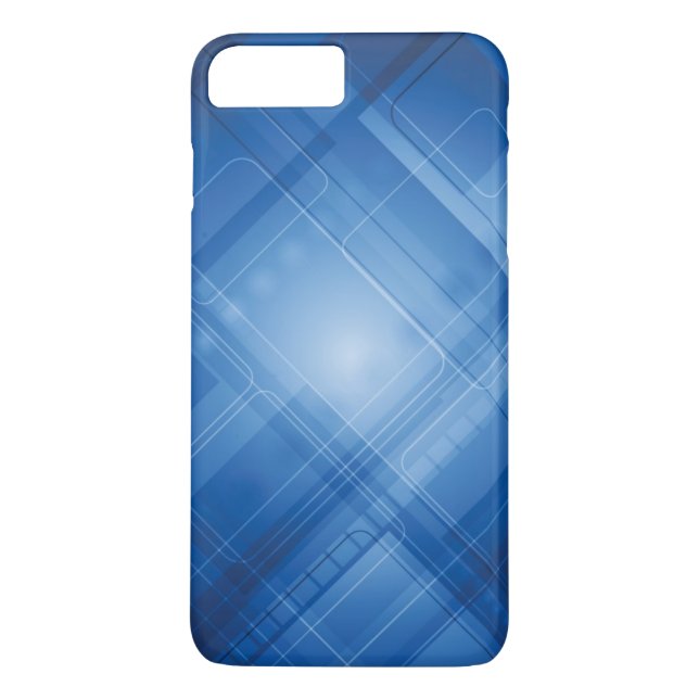 Dark blue hi-tech background Case-Mate iPhone case (Back)
