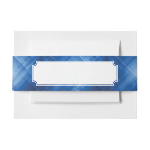 Dark blue hi-tech background invitation belly band