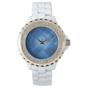 Dark blue hi-tech background watch
