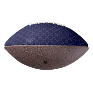 Dark Blue Islamic Geometric Pattern Football
