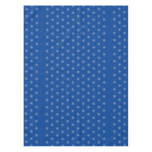 Dark Blue Jewish Holiday Tablecloth with Stars