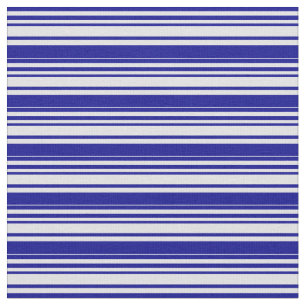 Dark Blue & Lavender Stripes Fabric