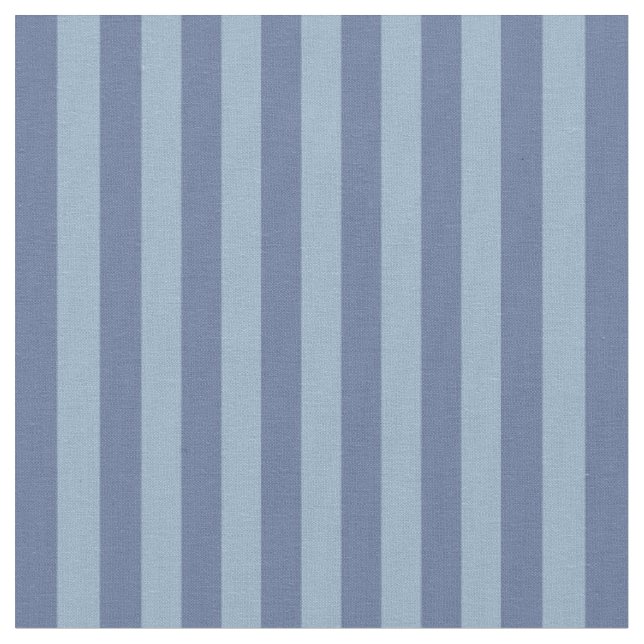 Dark Blue & Light Blue Stripes Fabric (Close Up)