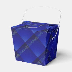 Dark Blue Lights Favor Box