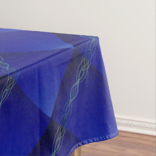 Dark Blue Lights Tablecloth
