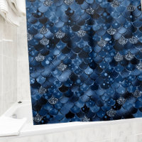 Dark blue mermaid scales