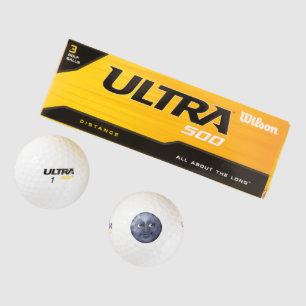 Dark Blue Moon - Emoji Golf Balls