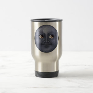 Dark Blue Moon - Emoji Travel Mug