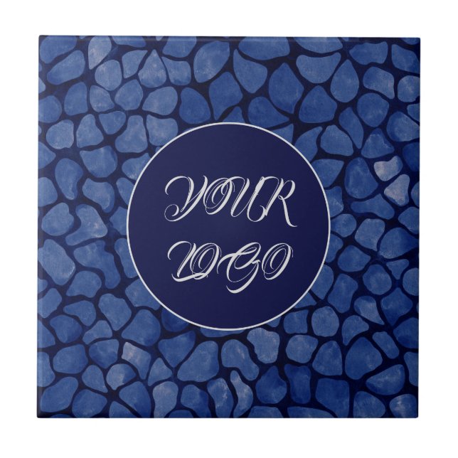 Dark Blue Mosaic Tile (Front)