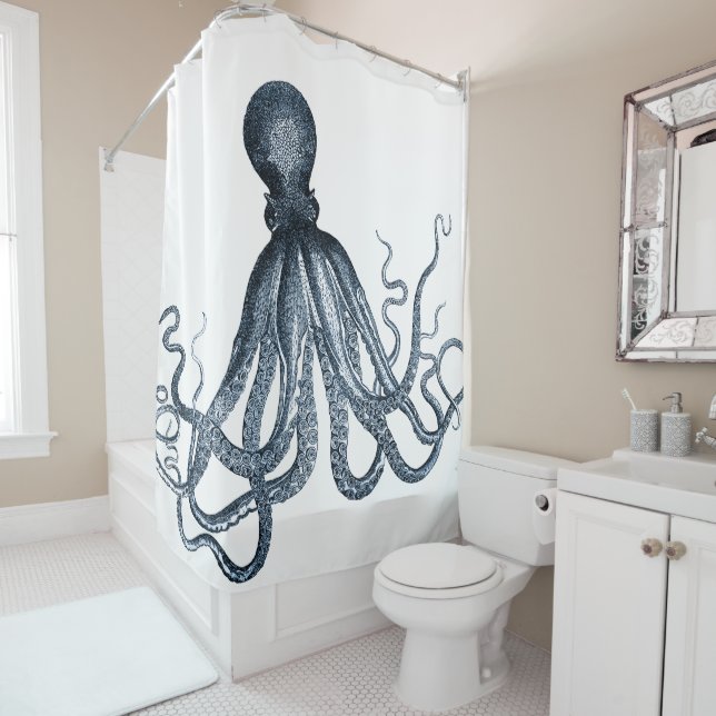Dark Blue Octopus (In Situ)