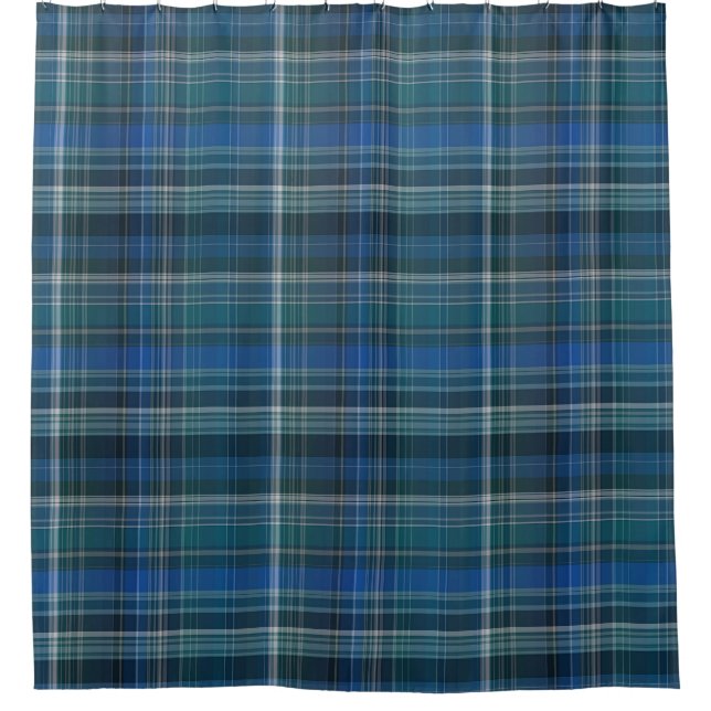 Dark Blue Plaid Pattern (Front)
