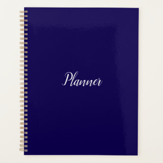 Dark Blue Planner