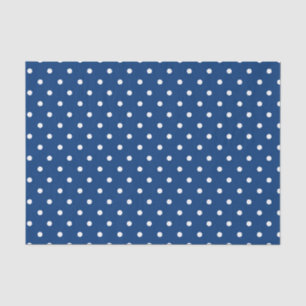 Dark Blue Polka Dot Baby Boy Gift Tissue Paper