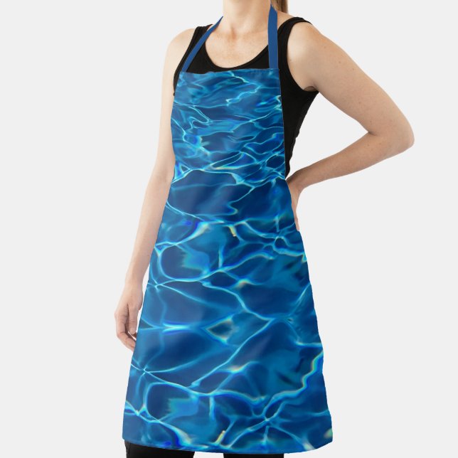 Dark Blue Pool Water  Apron (Insitu)