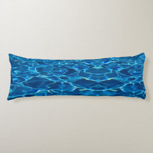 Dark Blue Pool Water Body Pillow
