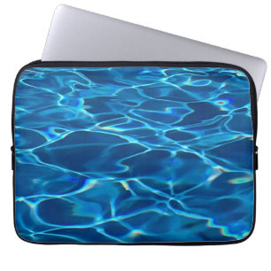 Dark Blue Pool Water  Laptop Sleeve