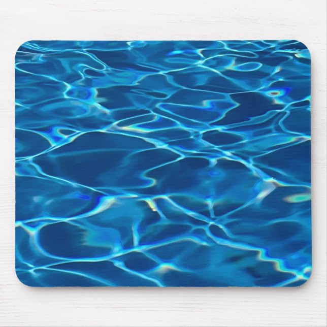 Dark Blue Pool Water  Mouse Pad (Front)