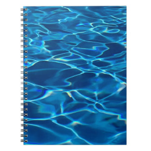 Dark Blue Pool Water Notebook