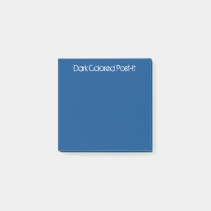 Dark blue post-it notes