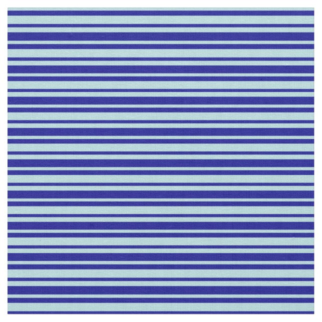 Dark Blue & Powder Blue Striped Pattern Fabric (Close Up)