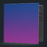 Dark Blue & Purple Ombre Binder<br><div class="desc">Dark Blue & Purple Ombre 3-Ring Binder With Black Interior</div>