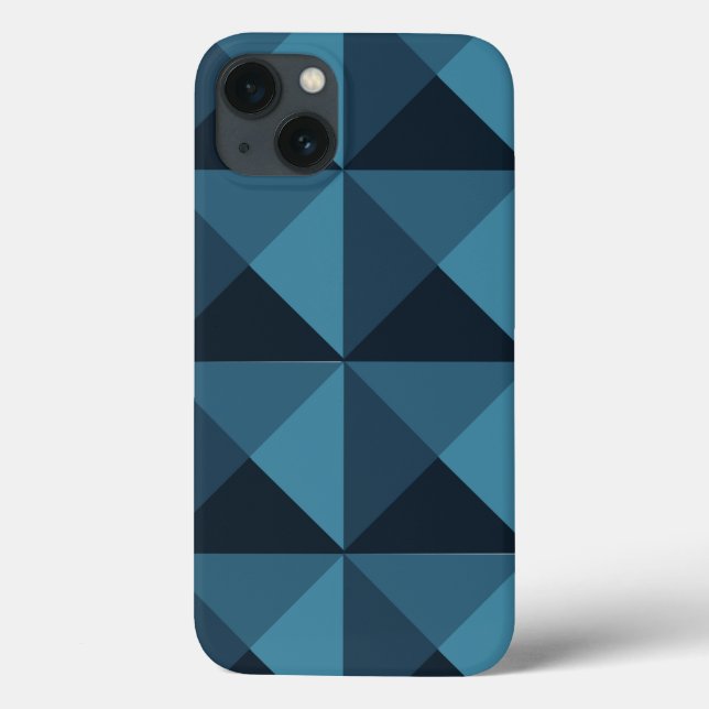 Dark Blue Pyramids  Case-Mate iPhone Case (Back)