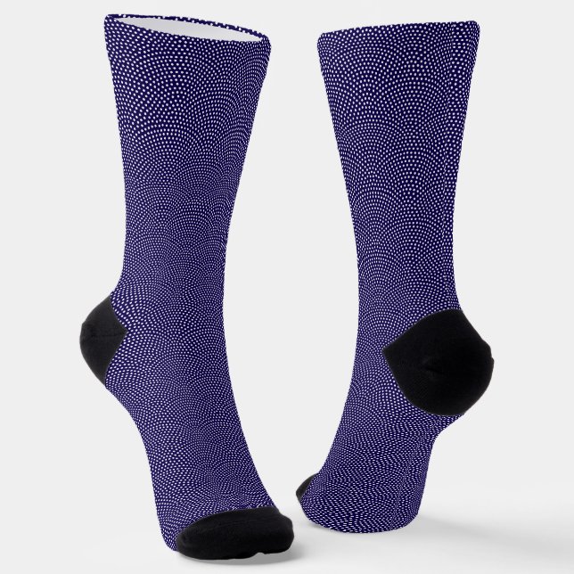 Dark Blue Same Komon Socks (Angled)
