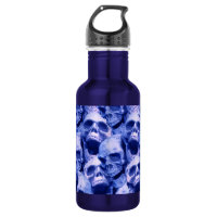 Dark Blue Skulls