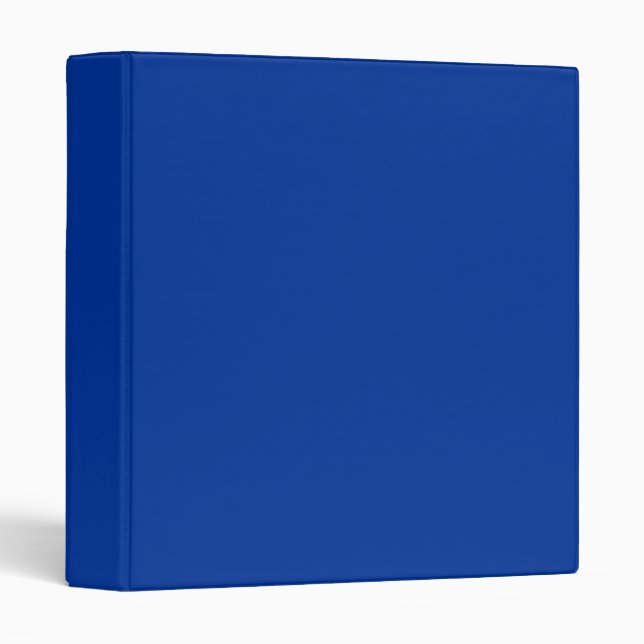 Dark Blue Solid Colour Binder (Front/Spine)