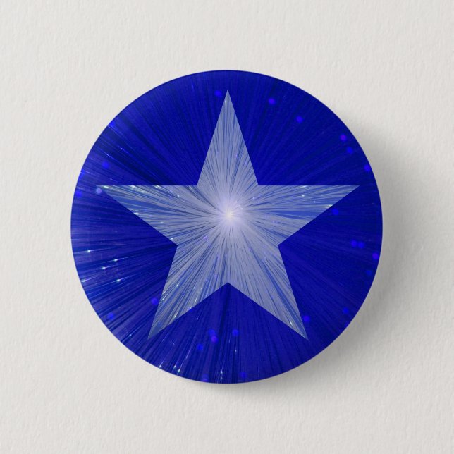 Dark Blue Star button (Front)