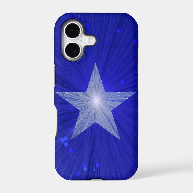 Dark Blue Star iPhone case (Back)